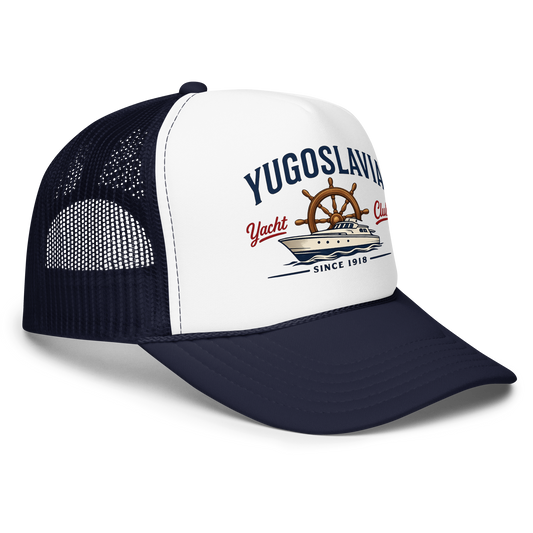 Yugoslavia Yacht Club Trucker Hat