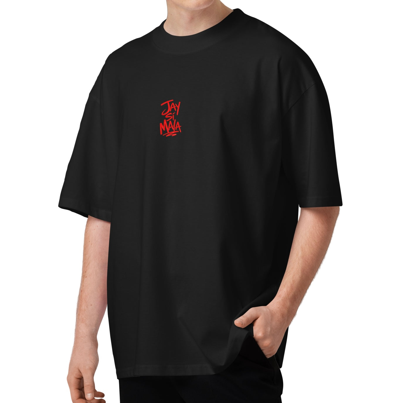 Jay Si Mala Scribble Oversized T-Shirt