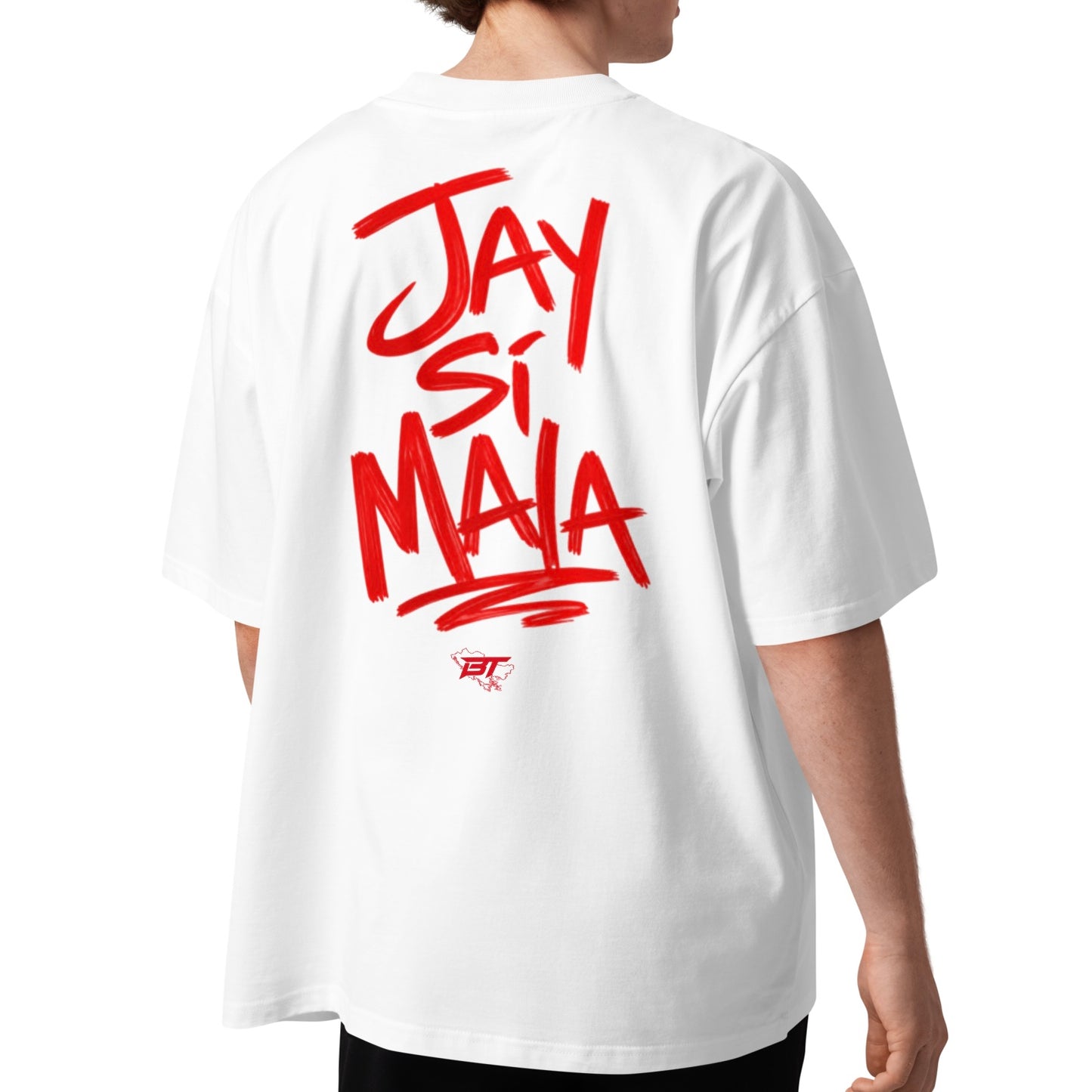 Jay Si Mala Scribble Oversized T-Shirt