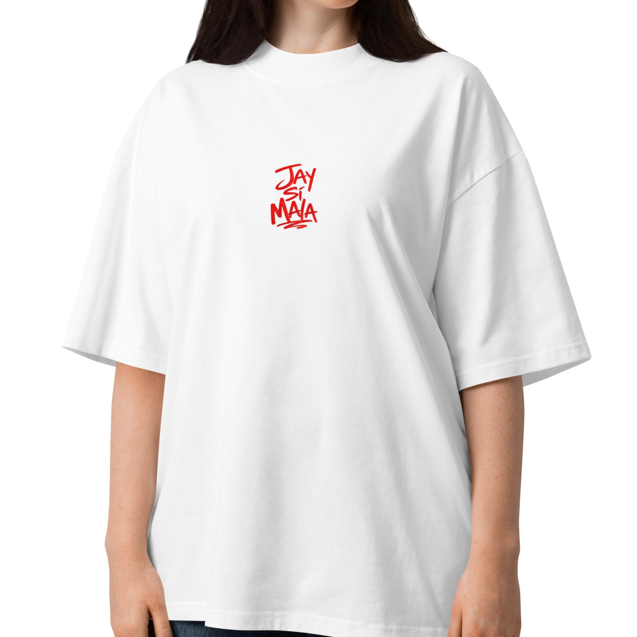 Jay Si Mala Scribble Oversized T-Shirt