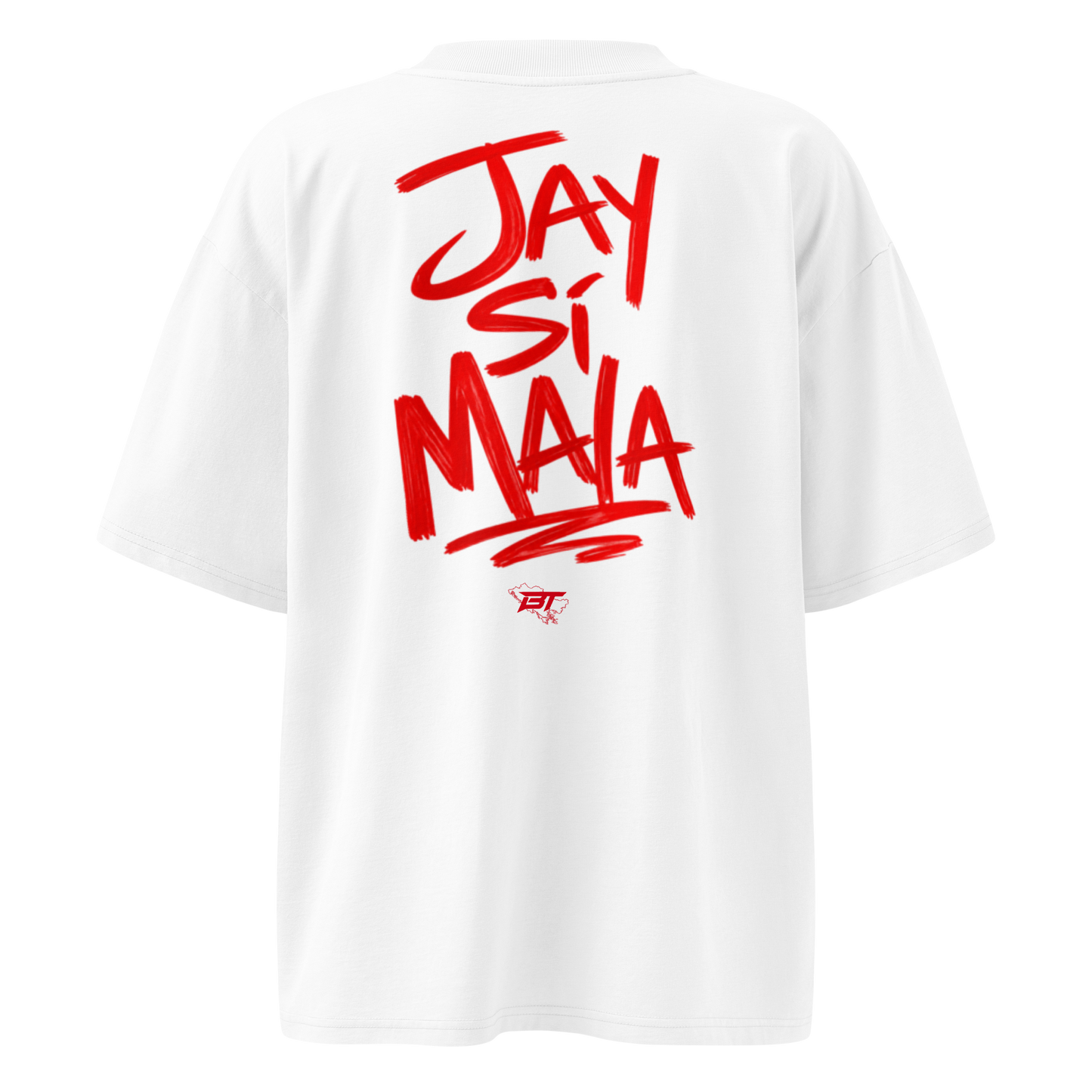 Jay Si Mala Scribble Oversized T-Shirt
