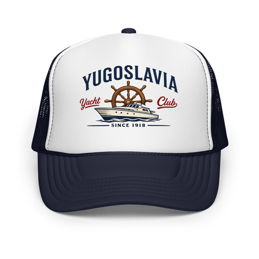 Yugoslavia Yacht Club Trucker Hat
